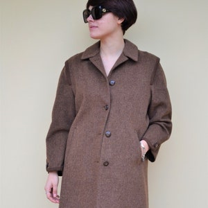 Tyroler Loden ブラウン ロングコート Tyroler Loden ブラウン ロングコート