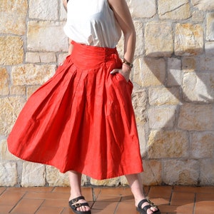 Circle skirt with yoke 2025