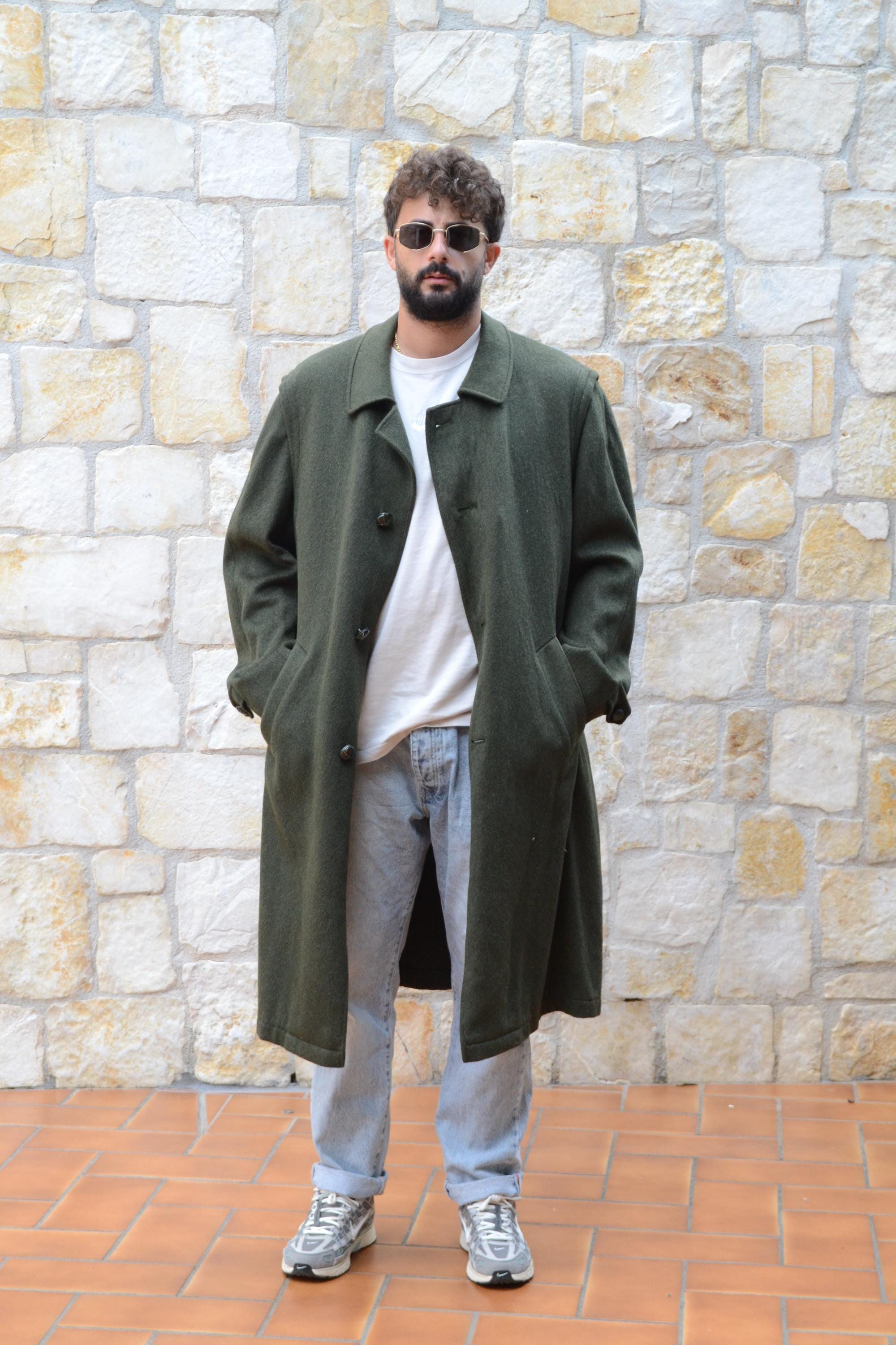 Vintage Austrian Loden Coat, Steinbock Himalaya Original, Green