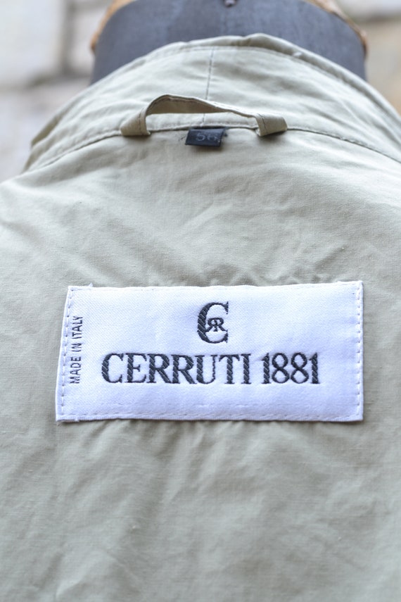 CERRUTI 1881 - 80年代ヴィンテージ ベージュ トレンチコート