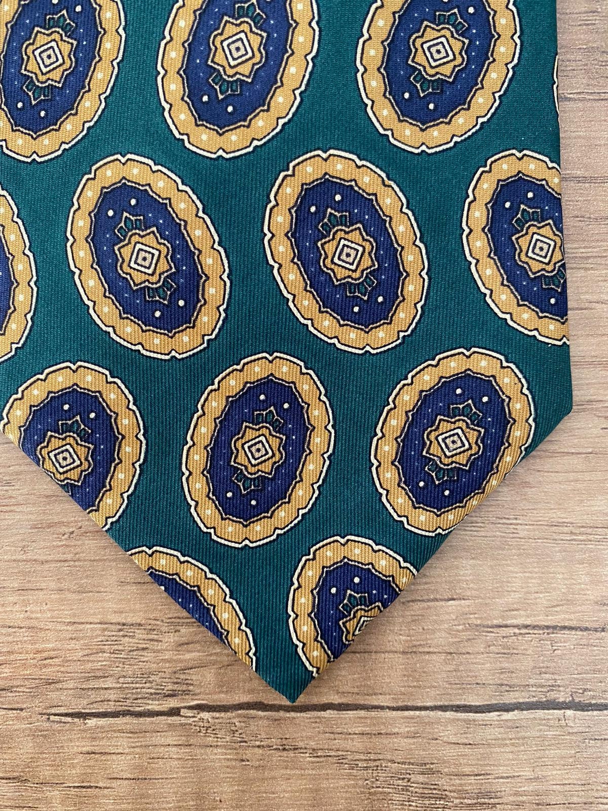 Pierre Balmain Paris 80's Vintage Paisley Silk Tie Made in Pierre Balmain Paris 80's Vintage Paisley Silk Tie Made in