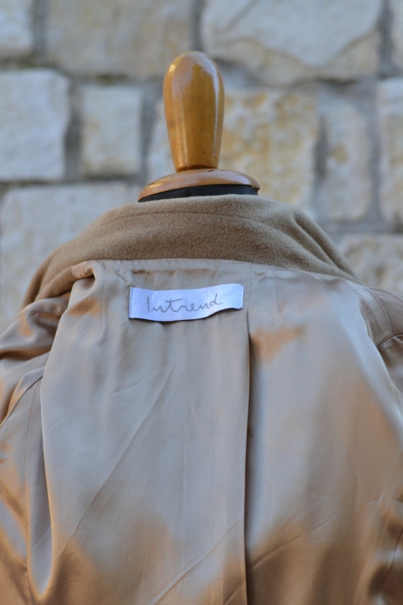 Intrend - Max Mara Group - Camel Wool Coat Women / Shawl Collar