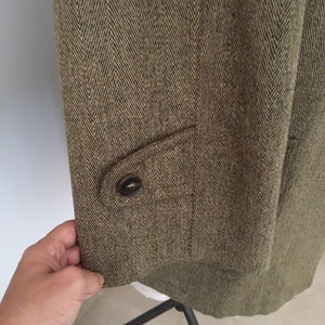 Ravizza 80's beige tweed herringbone jacket image 10