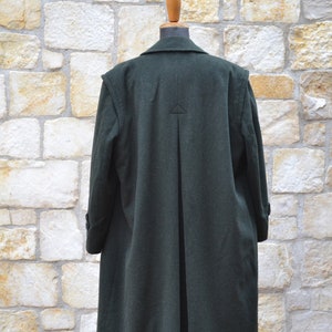 Moessmer / Garii Vintage Tyrol Loden Coat, Green loden Coat, Original Austrian Loden Coat, Original Himalaya Tyroler Loden image 6