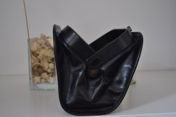 NAZARENO GABRIELLI - Vintage Leather Bag, Black Woman Vintage 