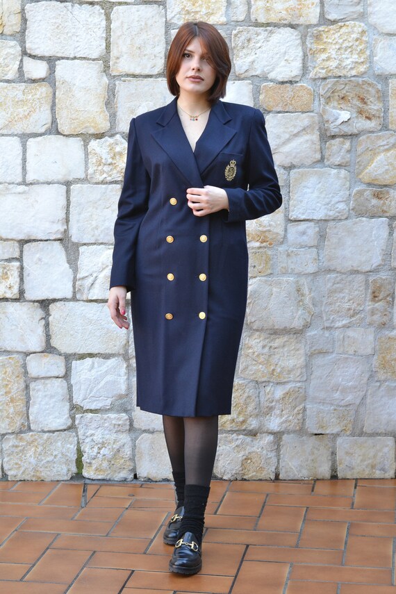 Veste Blazer Avec Étole Luisa Spagnoli - Taille 50 Italie - Vintage Blanc - Très Bon État