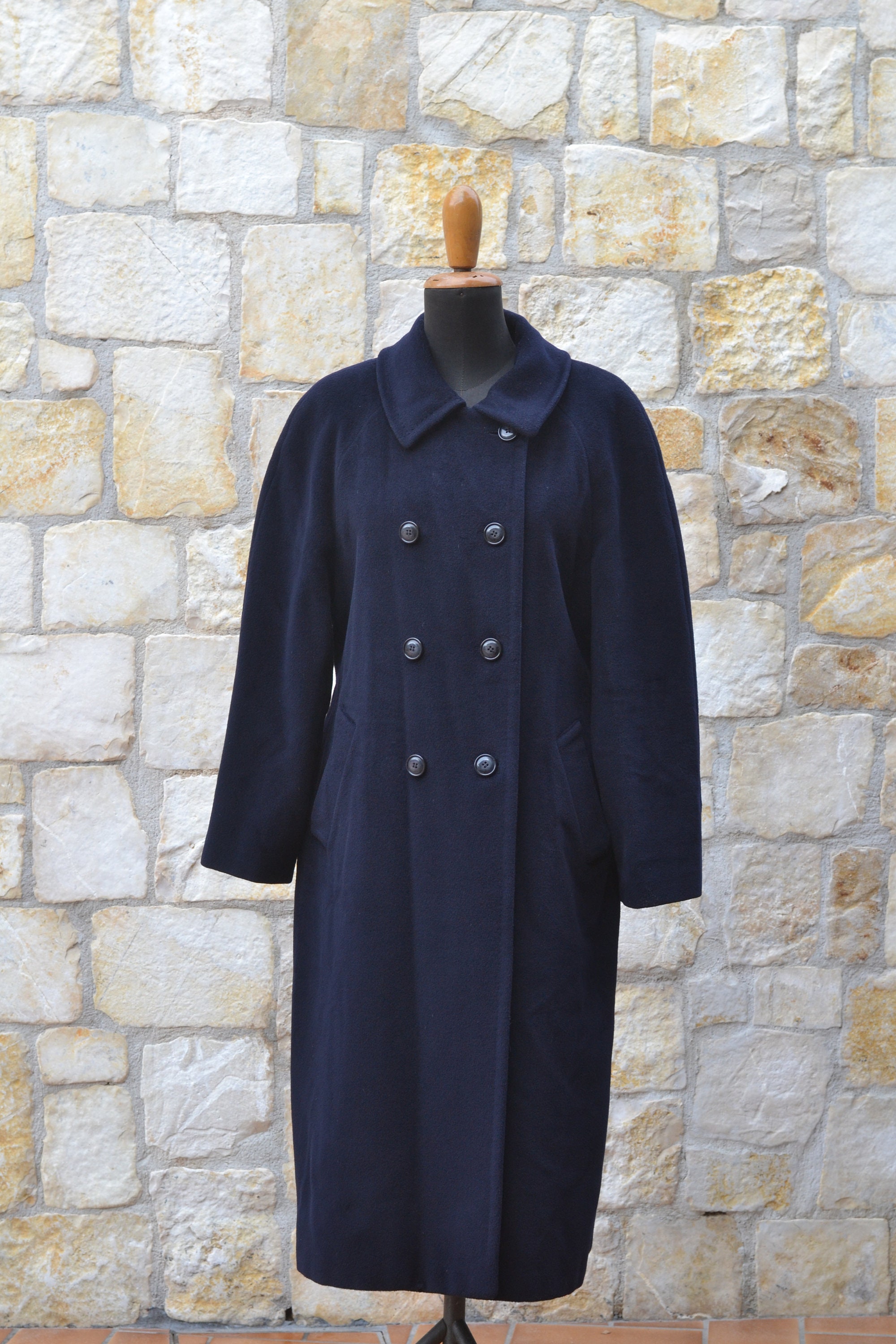 【専用】90's WOOL DOUBLE BREASTED COAT Oversized Double Breasted Wool Coat | PATRICK ASSARAF