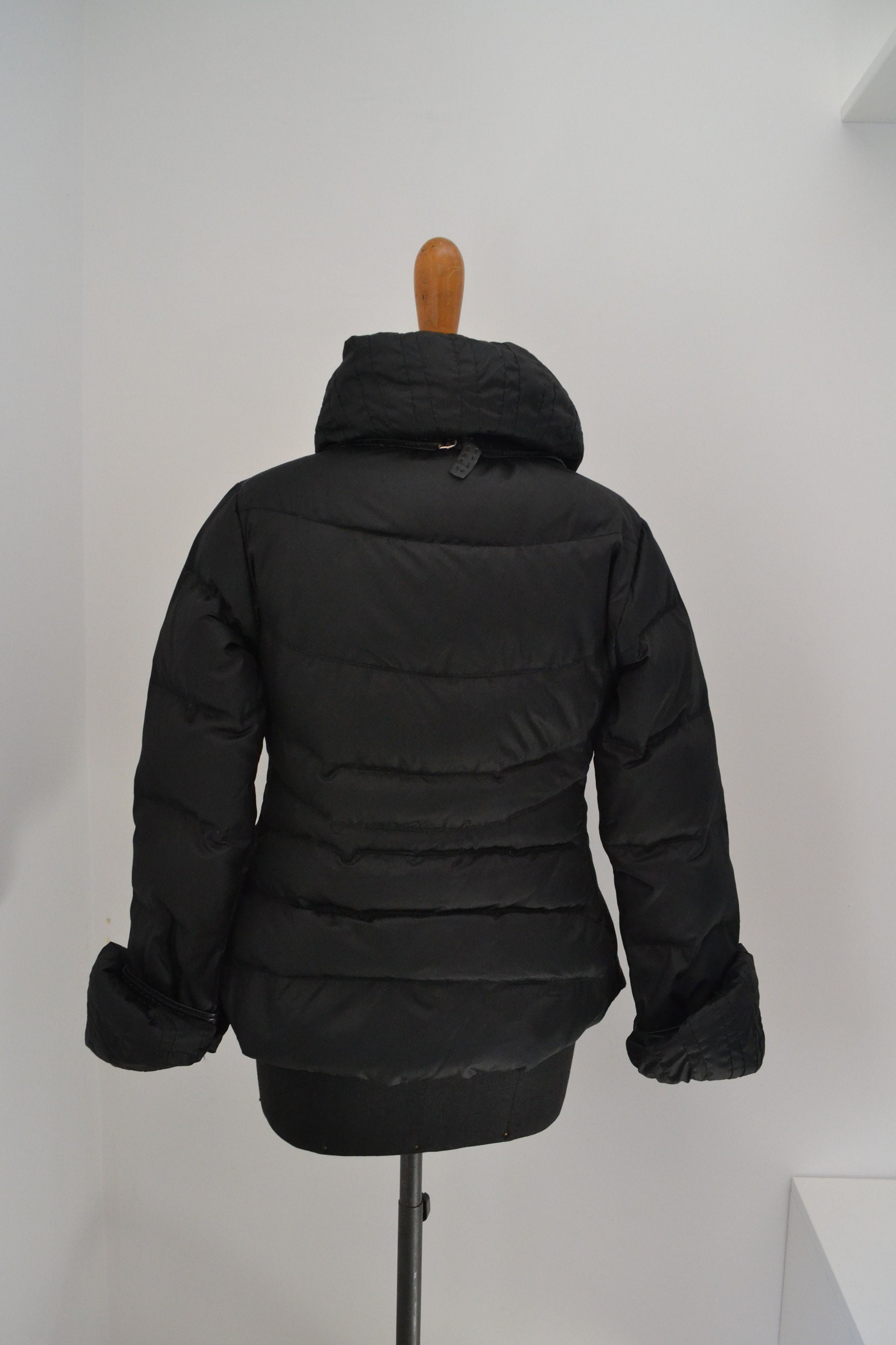 Pierre Cardin Black Women Puffer Coat Etsy Canada