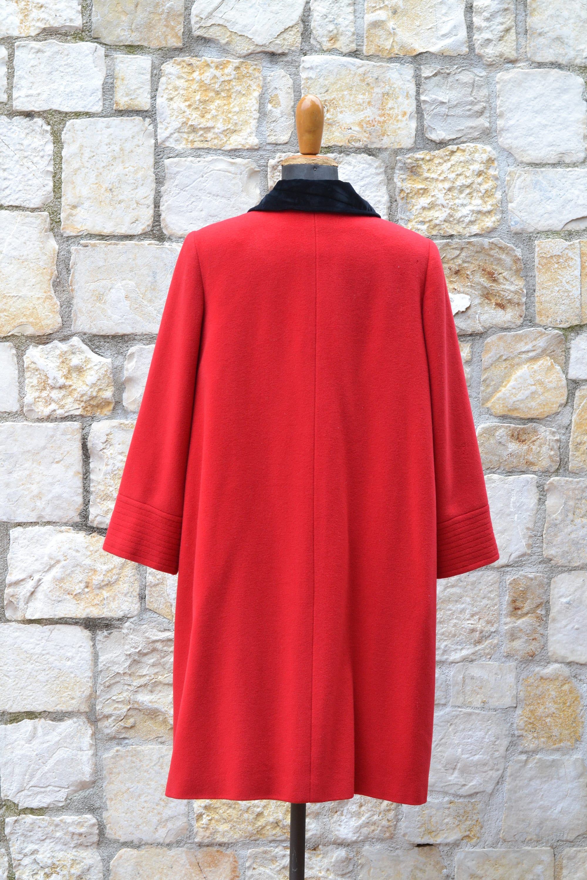 Y64-1 ヴァレンティノ VALENTINO ロングコート スエード レザー