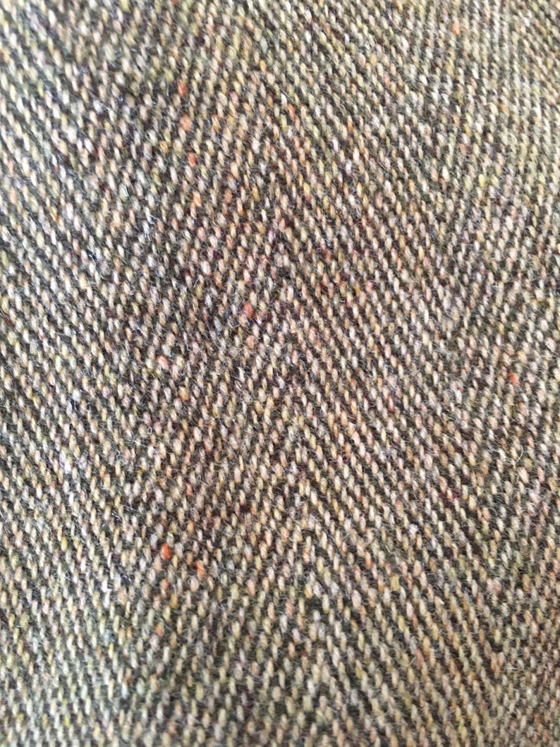 Ravizza 80's beige tweed herringbone jacket image 8