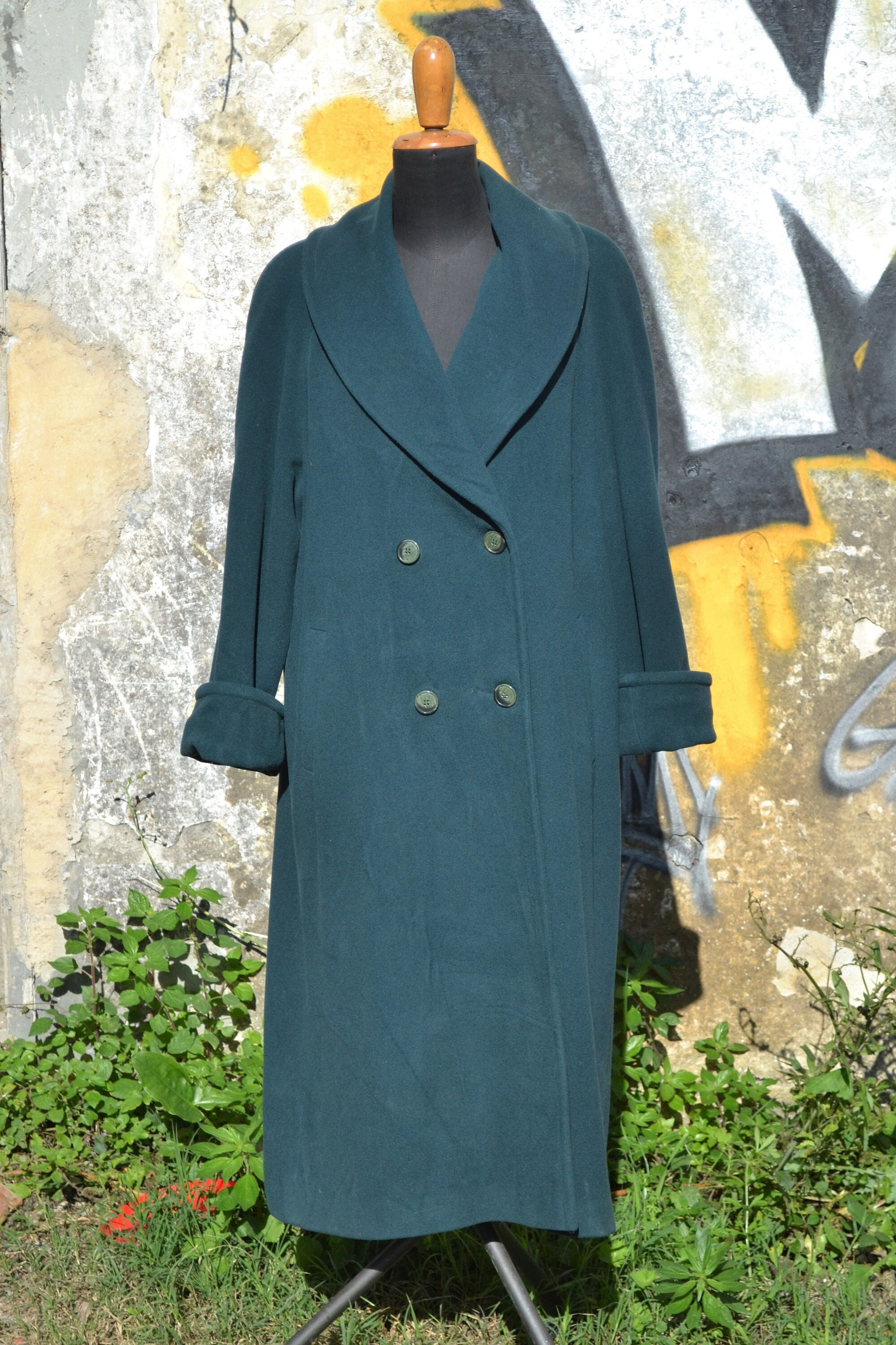 Cardigan Léger En Laine Vert D'eau – Femme, Col Cascade, Taille Unique (grande Taille) – Made In Italy