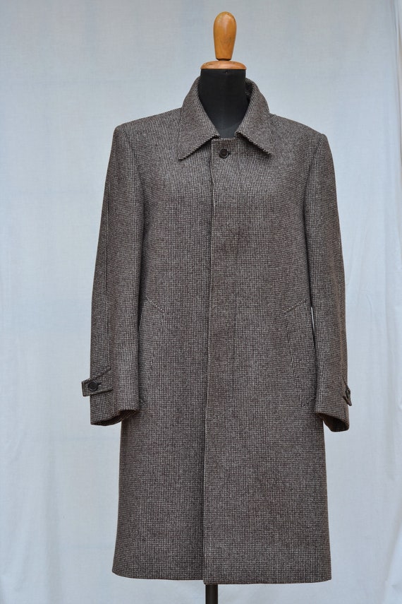 1970's tweed coat / mens winter coat men houndsto… - image 3