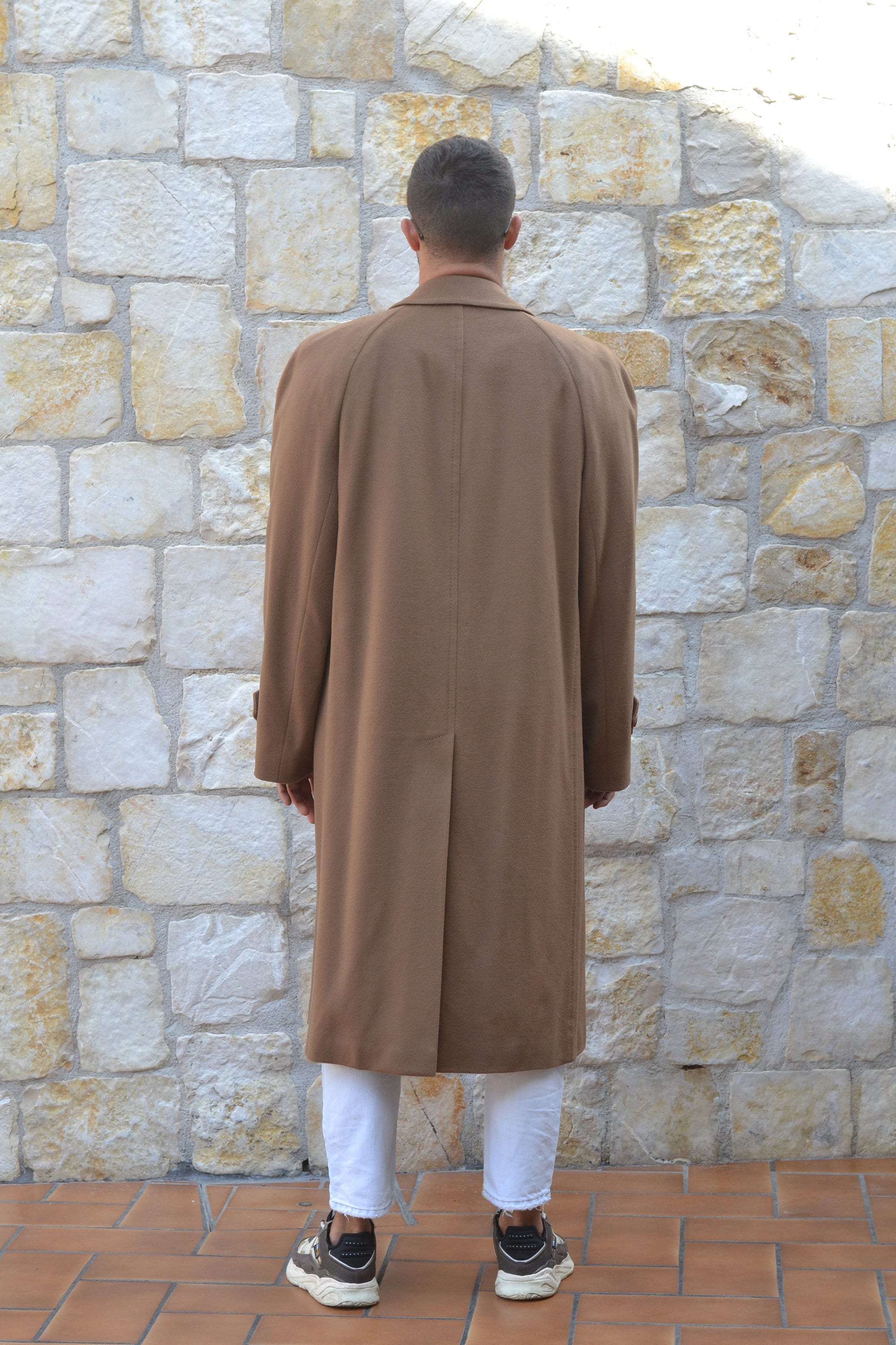 Supreme Wool Overcoat Loro Piana ブラウン　L Supreme Wool Overcoat (FW15)