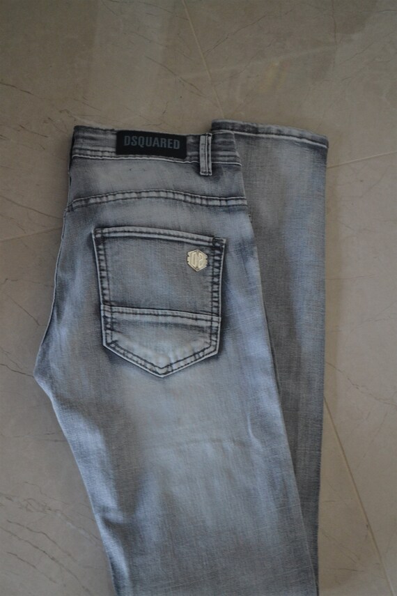 Dsquared Jeans dsquared donna jeans cropped grigio | Etsy Italia