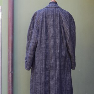Ungaro herrkappa i vintageull från 1980-talet, lång kappa med skärp, ren jungfruull från Ferla, tillverkad i Italien, storlek 52, lyxiga herrkläder i överdimensionerat format bild 10