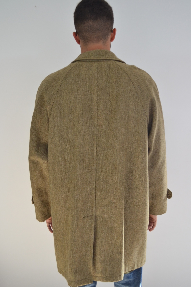 Ravizza 80's beige tweed herringbone jacket image 3