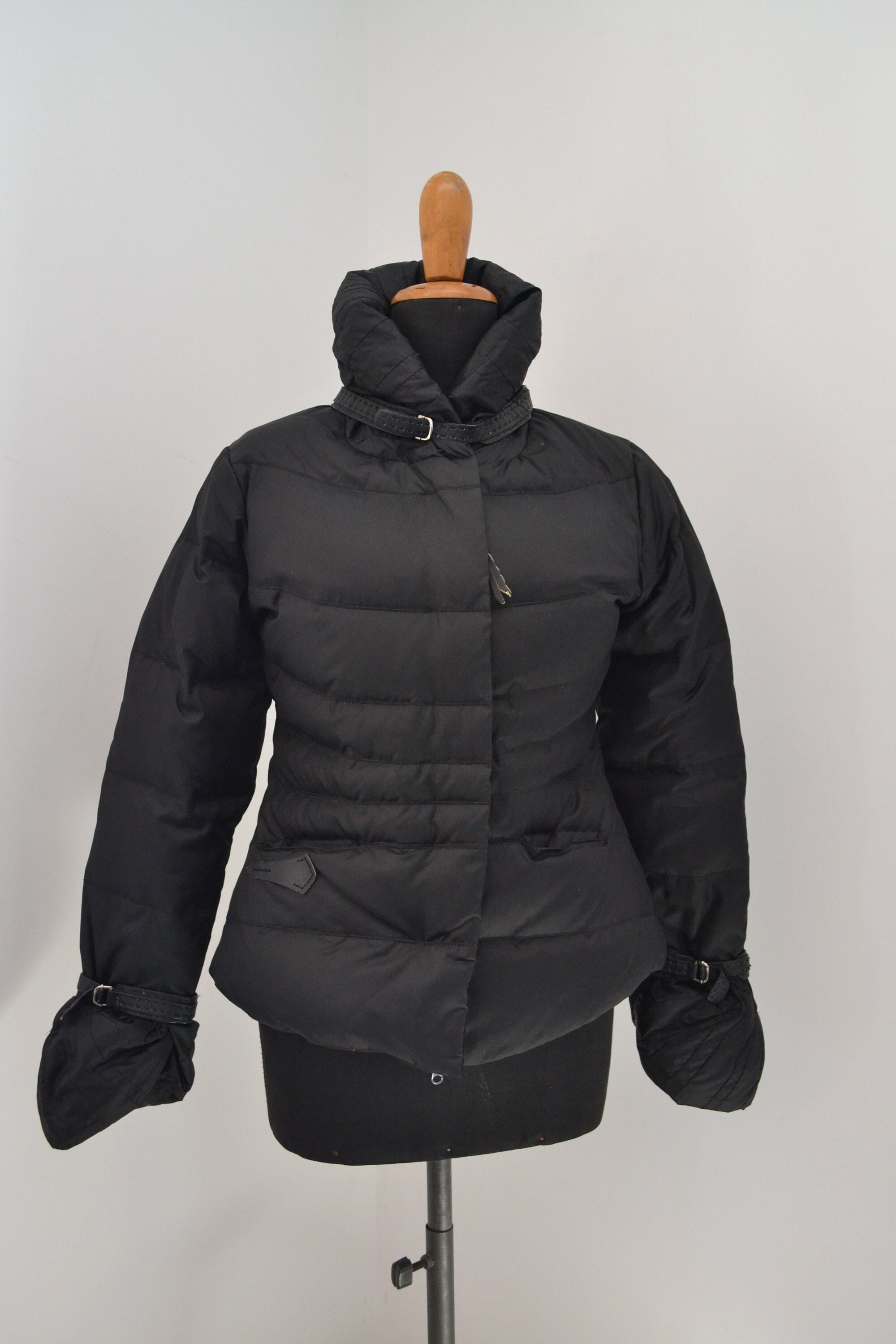 Pierre Cardin Black Women Puffer Coat Etsy