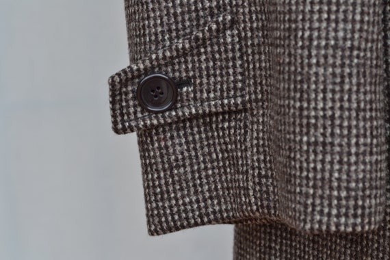 1970's tweed coat / mens winter coat men houndsto… - image 7