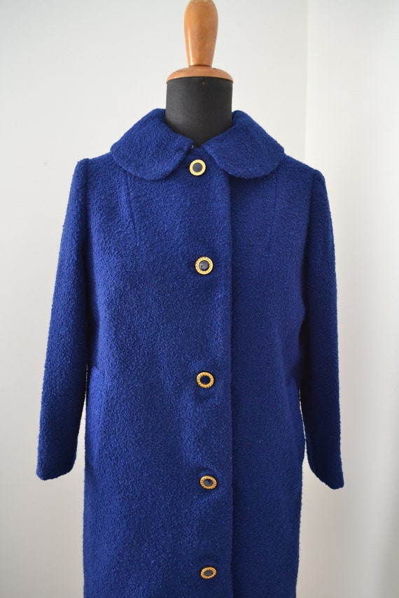 Electric blue winter coat outlet