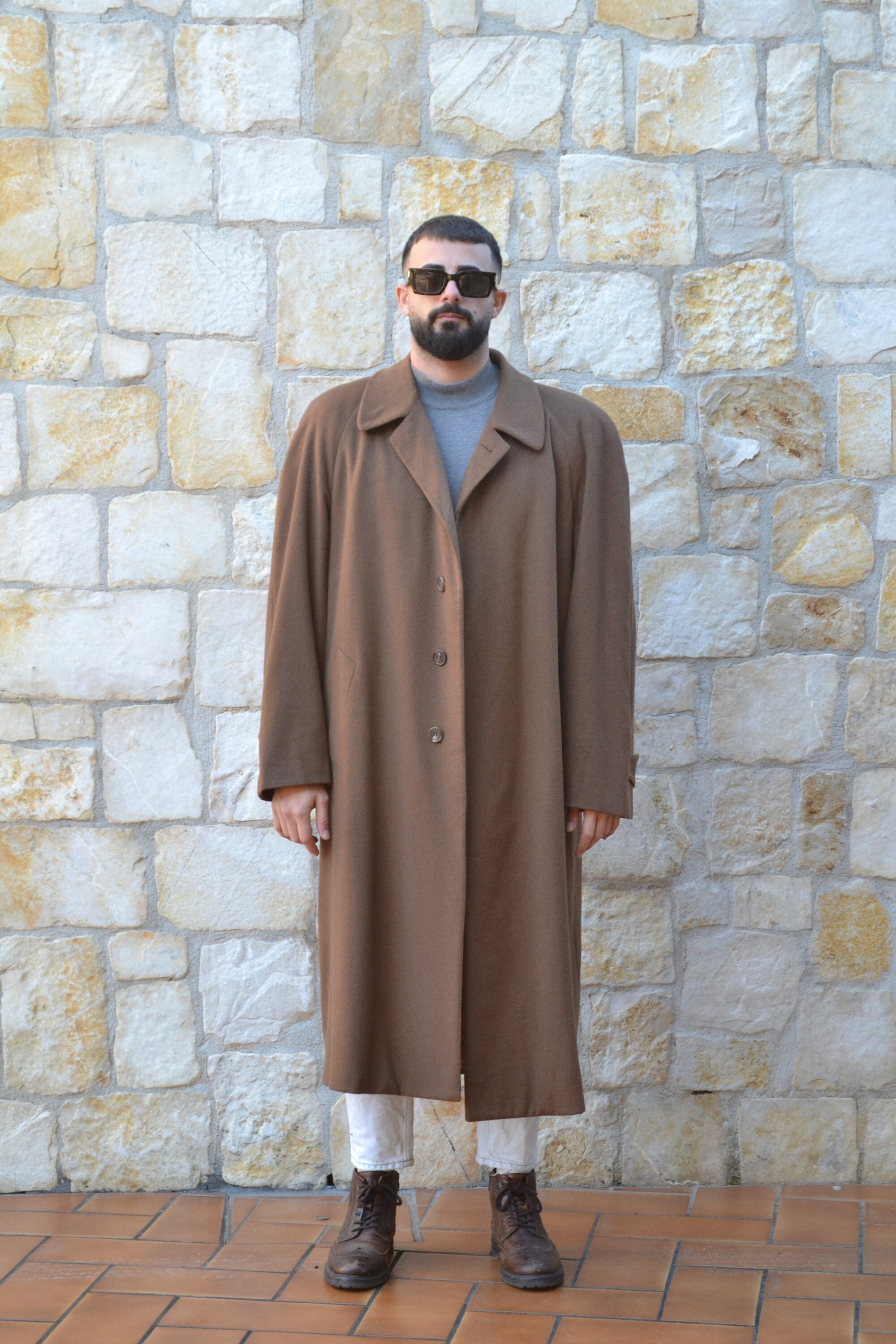 ジャケット・アウター 90s Men's Bigi wool cashmere coat brown il_fullxfull.5779067259_juzv.jpg