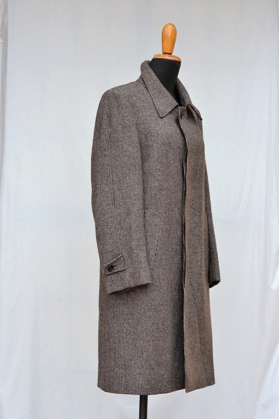 1970's tweed coat / mens winter coat men houndsto… - image 4