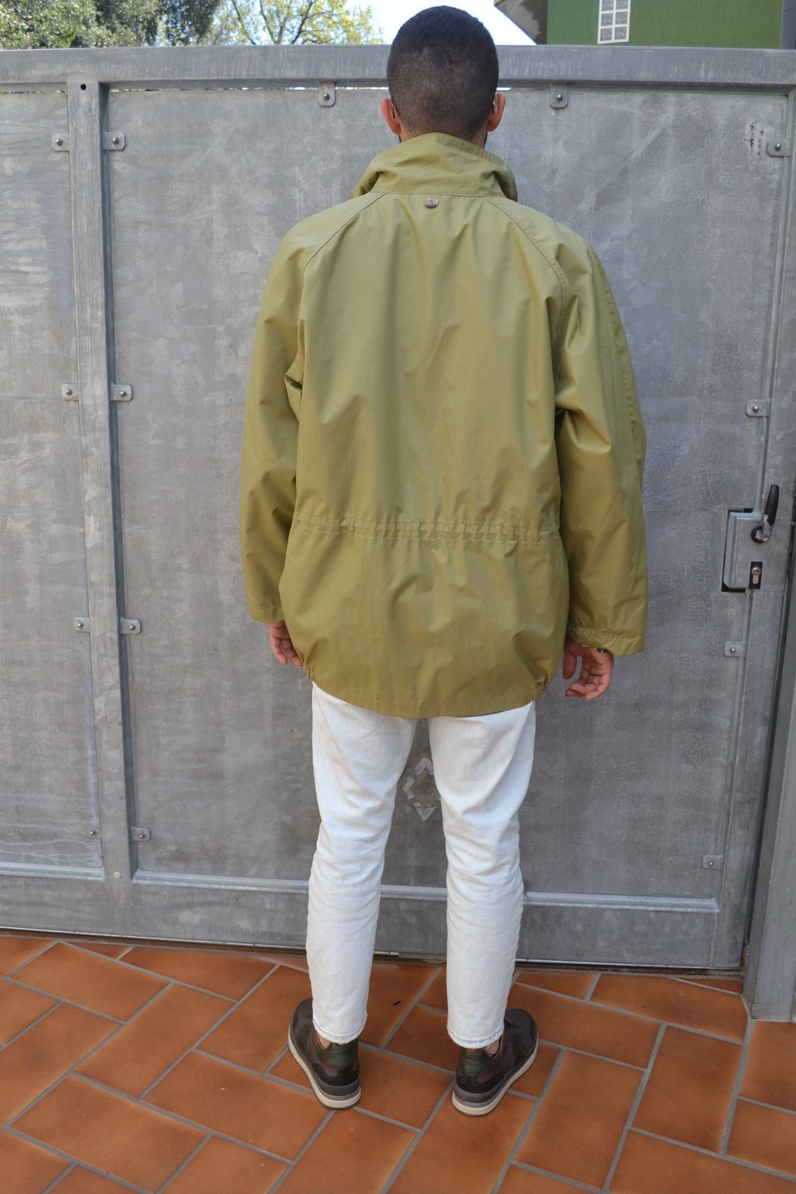 Ferrè Mustard Vintage Rain Jacket Windbreaker Etsy
