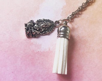 Buddha Tassel Long Necklace