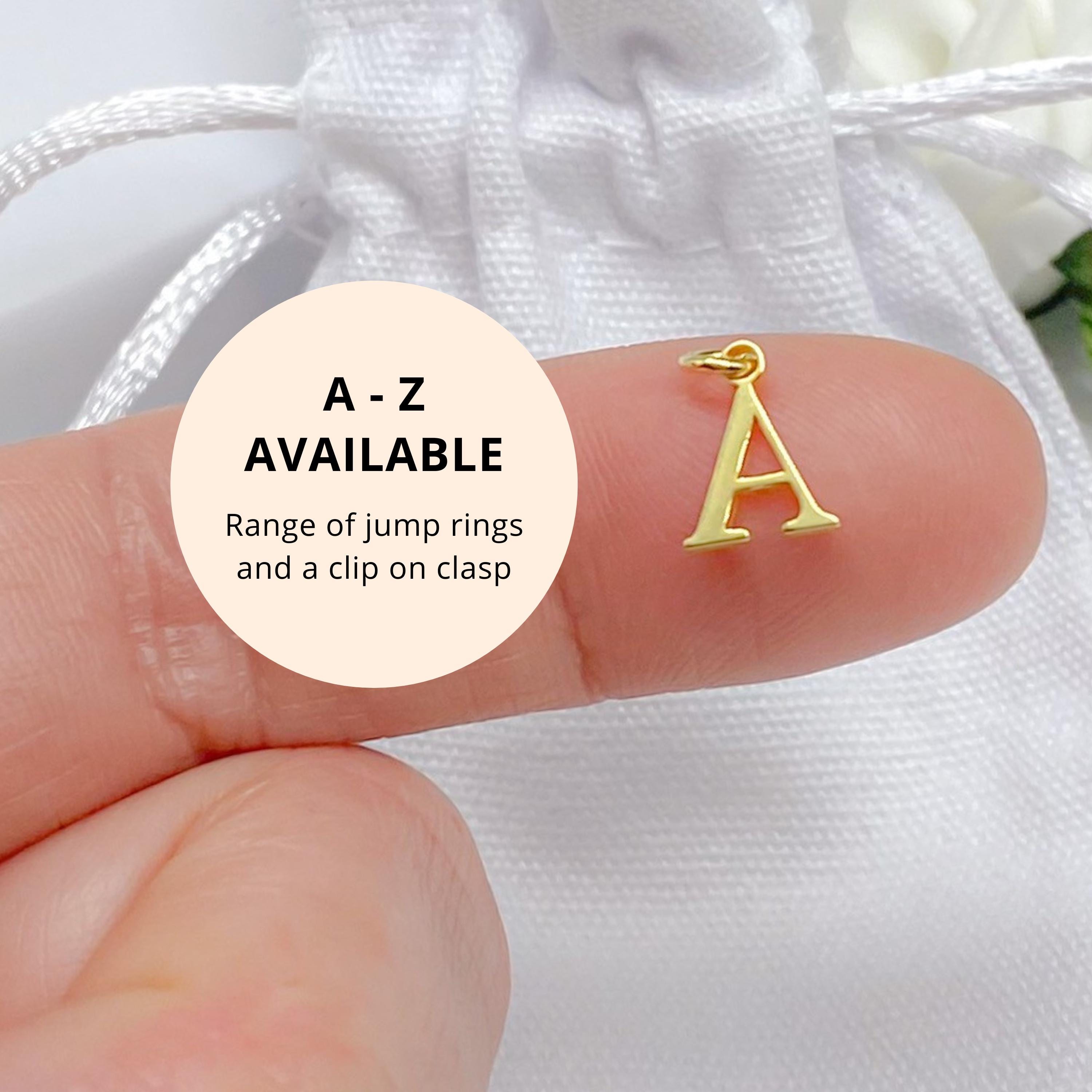 Gold Vermeil Initial Pendant – Gold Plated Sterling Silver Letter