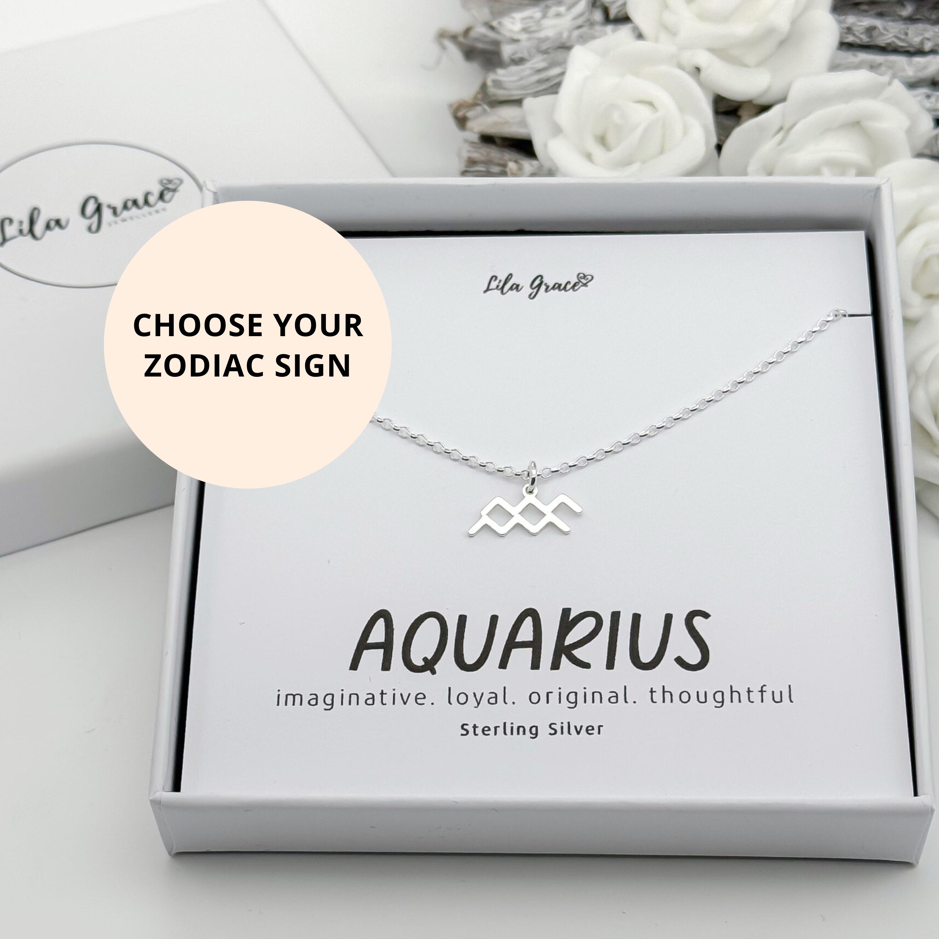 Collier Plaqué Or À Médaillon Signe Astrologique Verseau | Accessoires | PLT FR