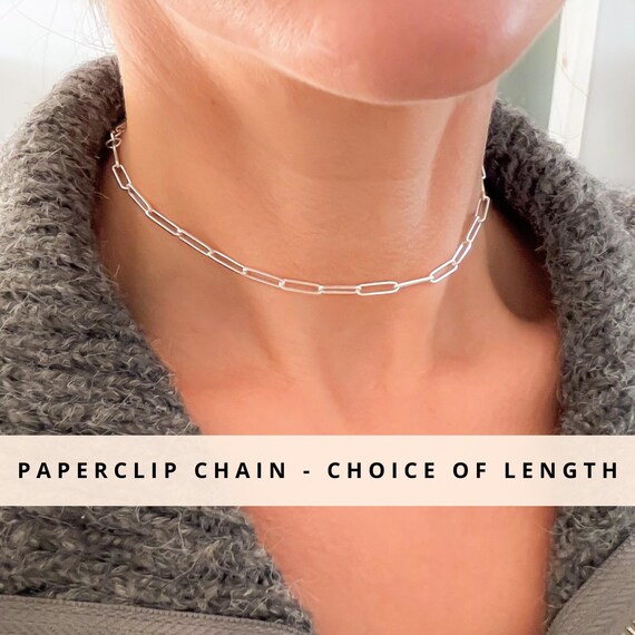Chaîne En Acier Inoxydable Argenté 5m + Fermoirs & Anneaux - Parfait Pour Créer Bijoux DIY (colliers, Bracelets, Boucles D'oreilles) - 5