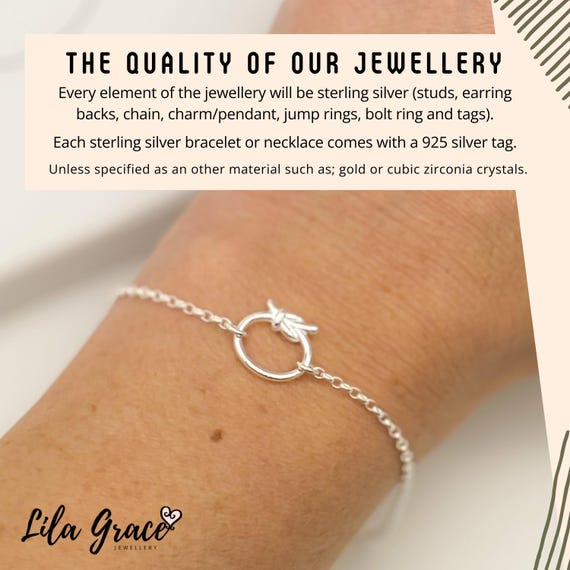 Sterling Silver Four Leave Clover Bracelet - Adjustable Clover Bracelet - Good Luck Bracelet