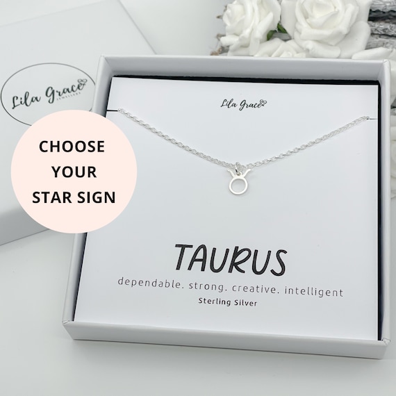 Buy La Soula 92.5 Sterling Silver Taurus Zodiac Necklace for Women Online  At Best Price @ Tata CLiQ