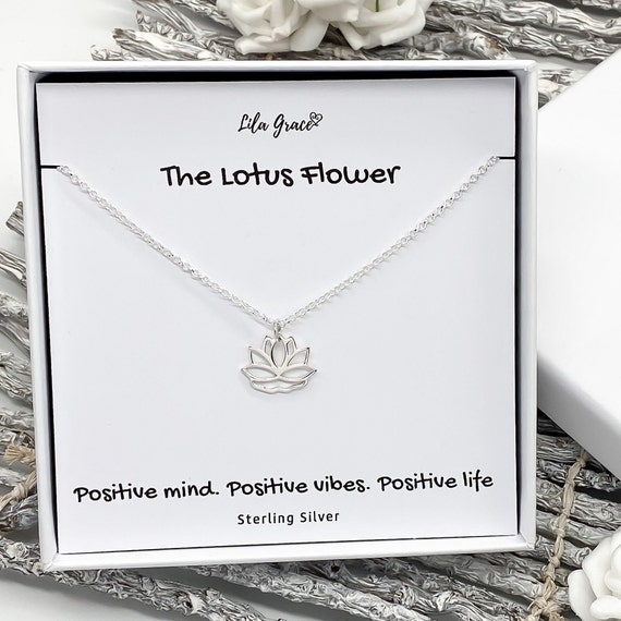 Sterling silver flower necklace Sterling silver flower necklace