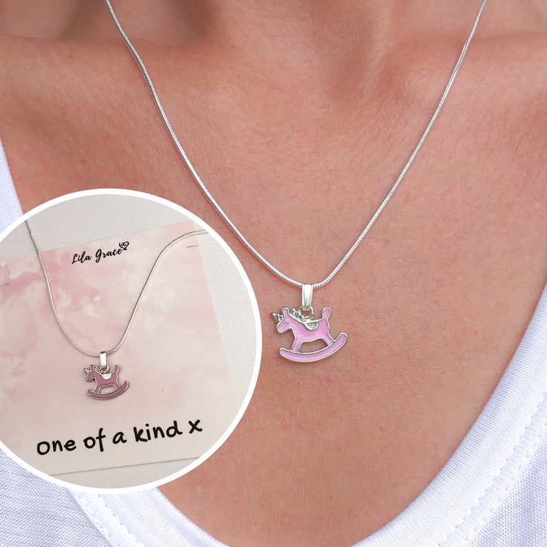 personalised unicorn rocking horse