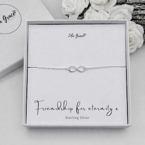 Sterling Silver Infinity Bracelet - Choose your Size Eternity Jewellery