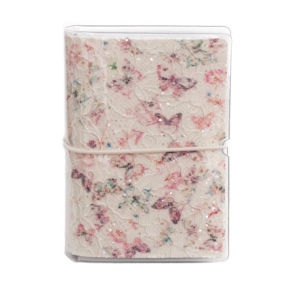 Lace Butterfly Card Holder Wallet: Handmade Women's Credit Card Organizer