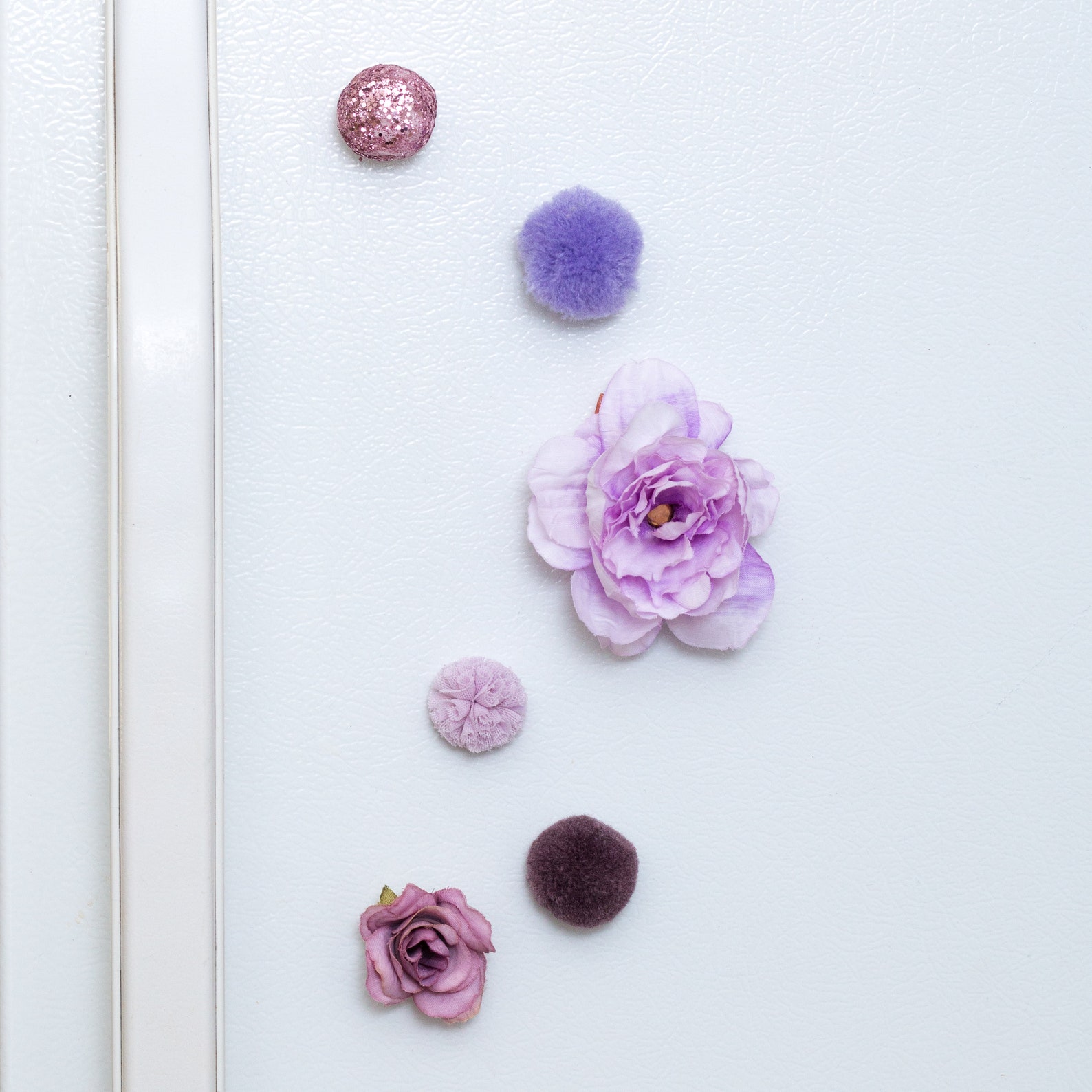 Floral Lavender Fridge Set Decorative for Etsy