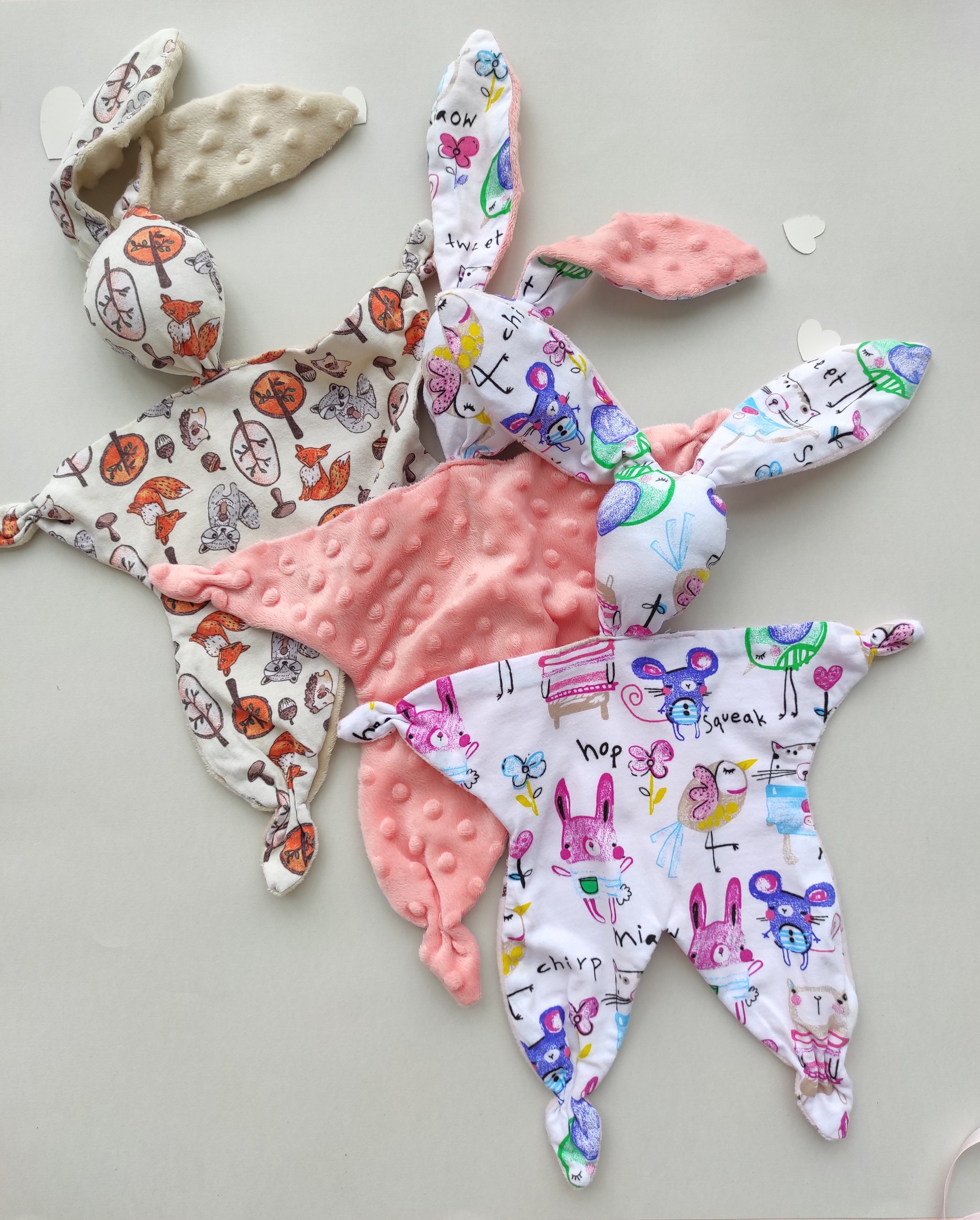 Baby comforter Baby comfort blanket Lovies for babies Lovey Etsy