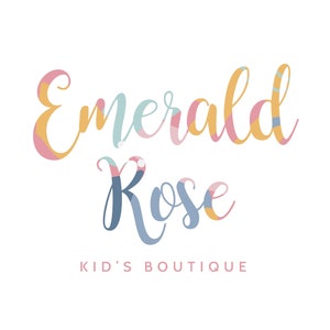 Colourful Pre made Logo Design, Kids Boutique Logo Design, Website Logo, Business Logo, Handmade Logo, Children Fashion Blog Logo, Cute Logo