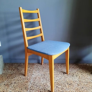 One of two vintage rung chair Danish design 1970s dining chair chair 70s seventies restored design classic dining room seventies