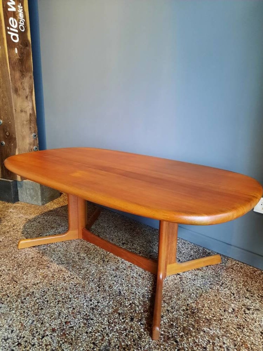Noble Vintage Coffee Table 1970s Table Living Room Table Danish Design ...