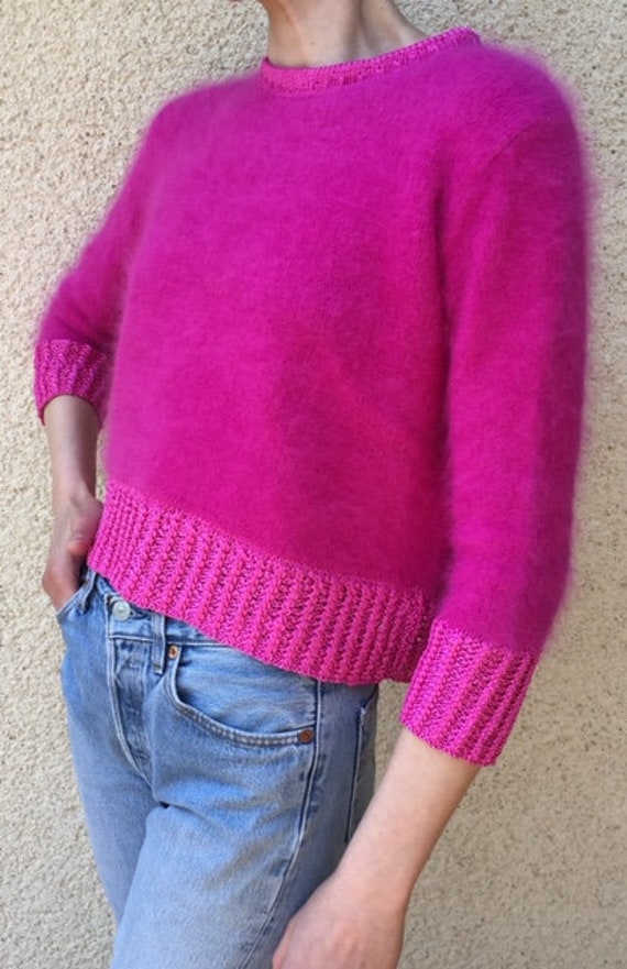 Vintage angora sweater