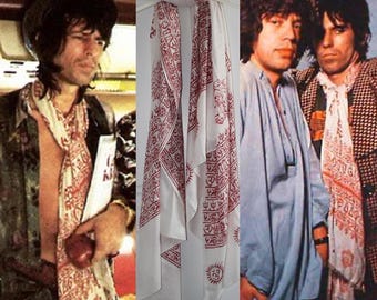 Bufanda al estilo de Keith Richards - Keef de los Rolling Stones