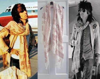 Keith Richards Style Scarf - Keef Rolling Stones