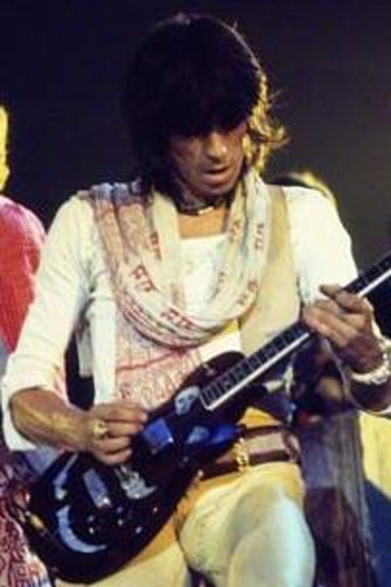 キース・リチャーズ風スカーフ - キース・ローリング・ストーンズ