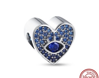 Eye Of Horus Charm Bead 925 Sterling Silver