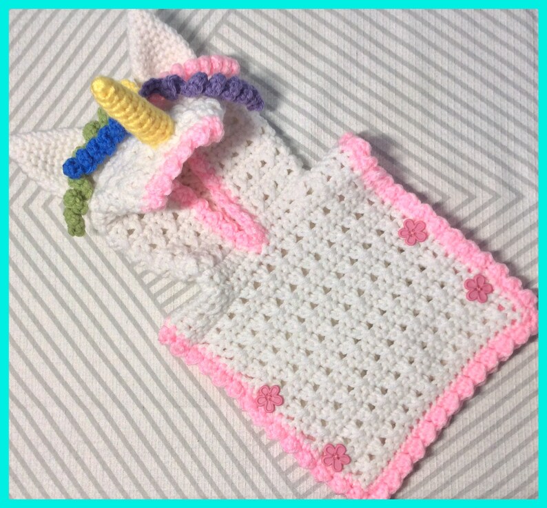 PDF CROCHET PATTERN Unicorn and Pony Ponchos for 18 inch ...