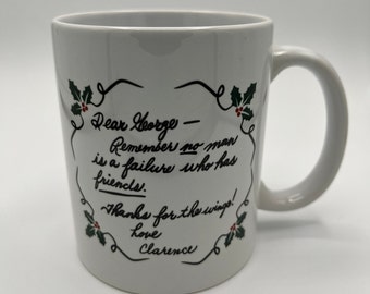 Dear George Letter Coffee Mug | It&#39;s A Wonderful Life Movie Gift | It&#39;s A Wonderful Life Mug | Coffee mug