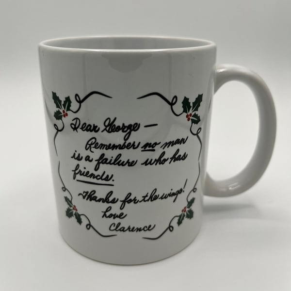 Dear George Letter Coffee Mug | It's A Wonderful Life Movie Gift | It's A Wonderful Life Mug | Coffee mug