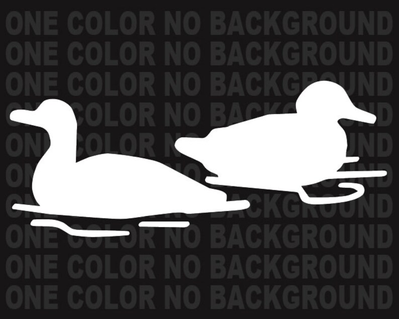 2 FLOATING DUCKS Decals Stickers Bogo for Car Truck Bumper Window Jeep Rv Laptop
